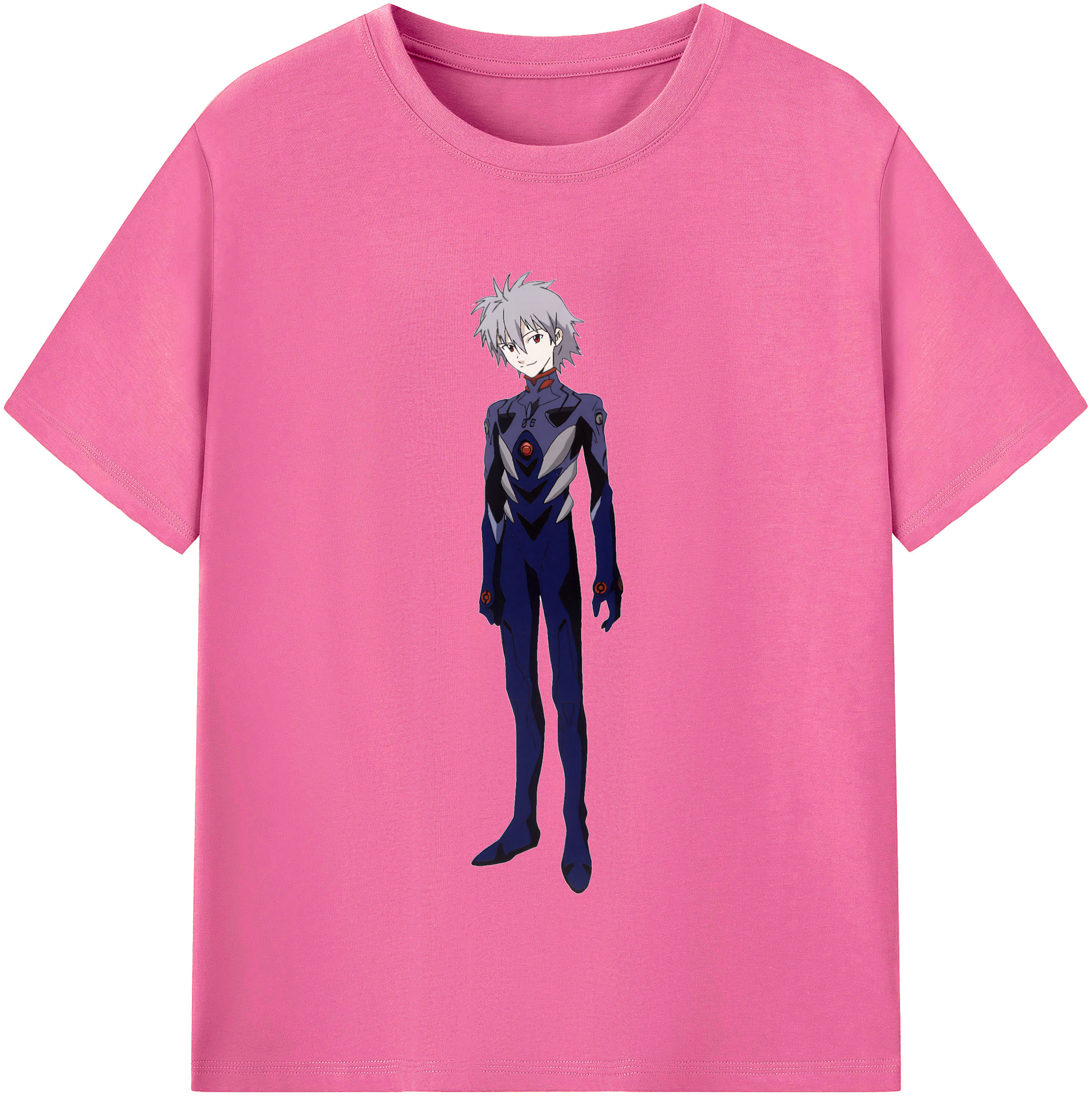（画像用） EVA 新世紀エヴァンゲリオン レディースカジュアルプリントTシャツ（綿100％）
